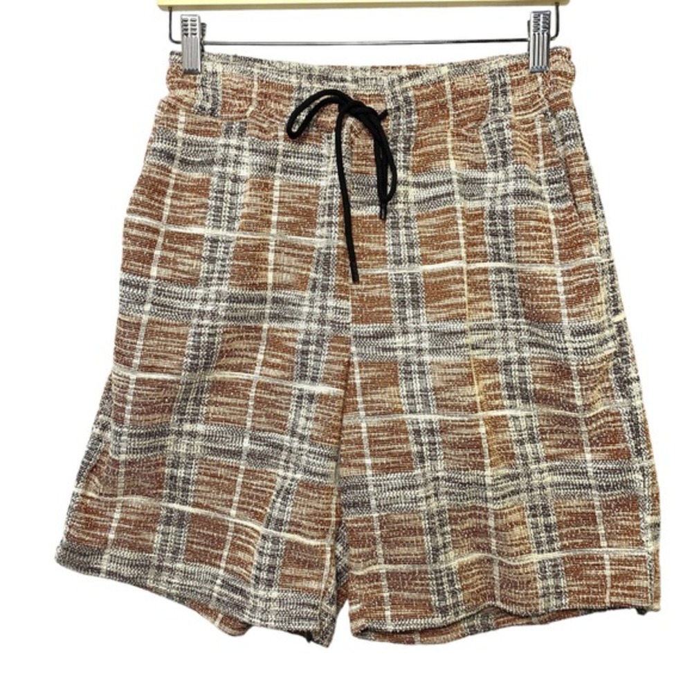 Alfonso Italy Made in Italy Brown Knit Bermuda women's shorts